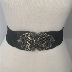 Black elastic belt
